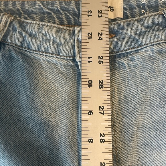 Rollas Heidi High Rise Loose Fit Wide Leg Straight Jeans Light Wash Womens Sz 30 - Picture 10 of 16